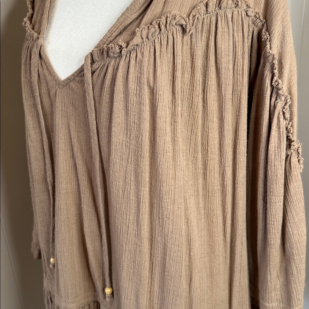 EUC Free People Soak Up the Sun Hooded Tunic Top - Picture 13 of 15